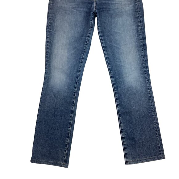 AG-ED Adriano Goldschmied Straight Leg Denim Jeans Womens 29R Medium Wash Stretc - Picture 4 of 12